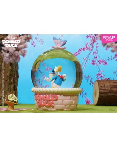 迪士尼唐老鴨系列-浪漫櫻花造型水晶球